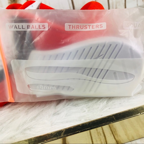 NEW Nike Metcon 6 Cross Training White Orange - Picture 5 of 9